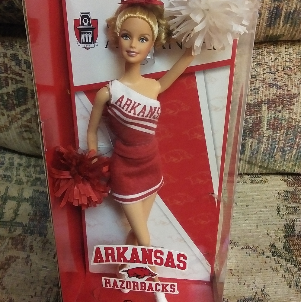Arkansas Razorbacks cheerleader Barbie